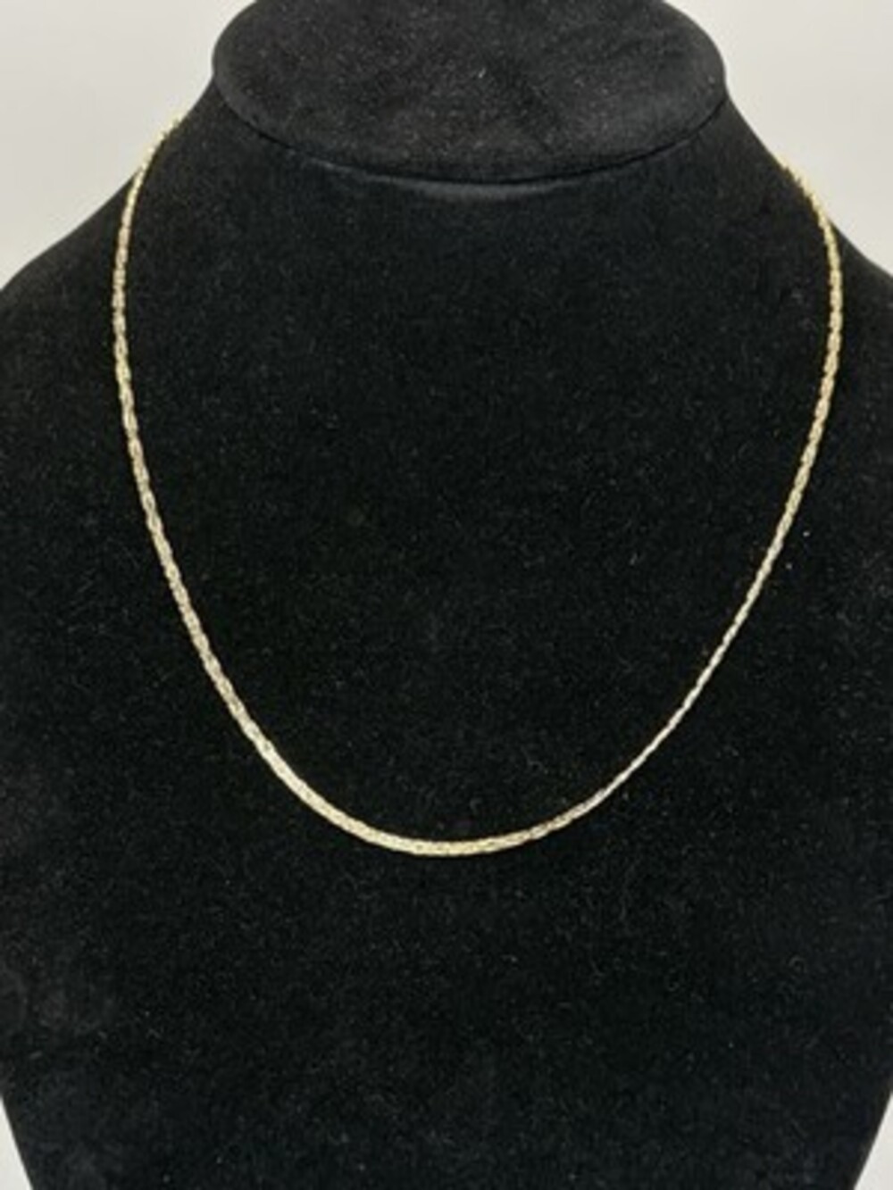 Vintage 14KGP Gold Plated Textured Nugget Link Chain Necklace 19" 7.3g⁠